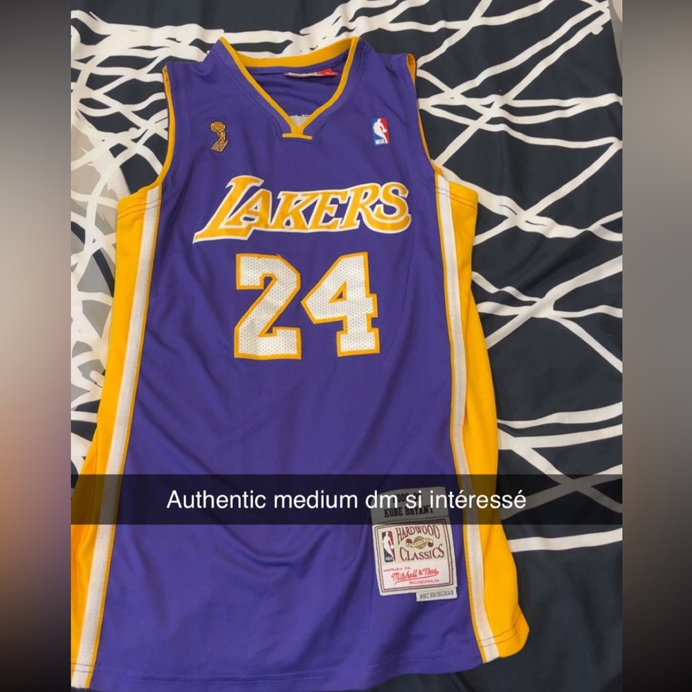NBA Purple and Yellow Lakers Jersey